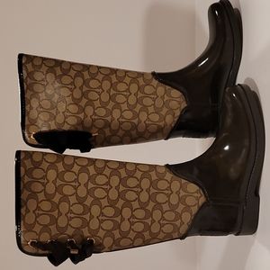Authentic Coach Rainboots